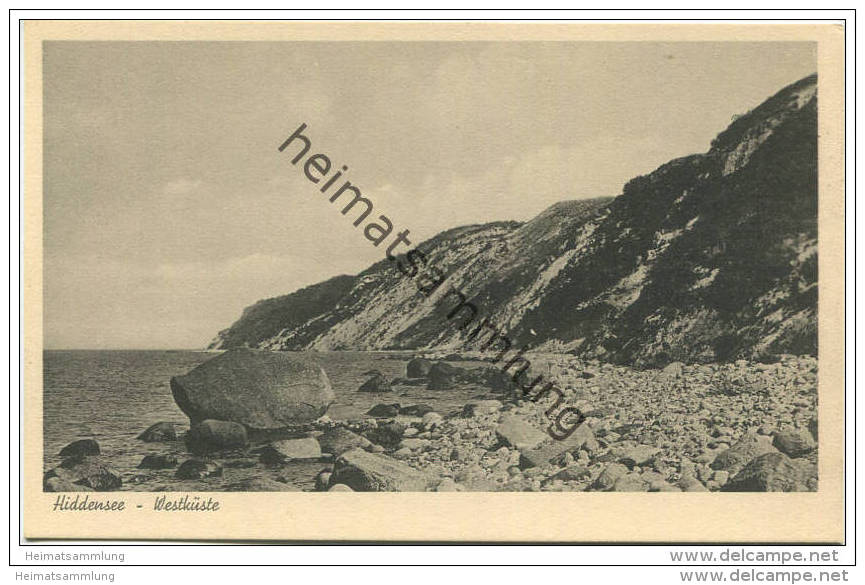 Insel Hiddensee - Westküste - Verlag Otto E. Thämlitz - Wiek Auf Rügen 1938 - Hiddensee