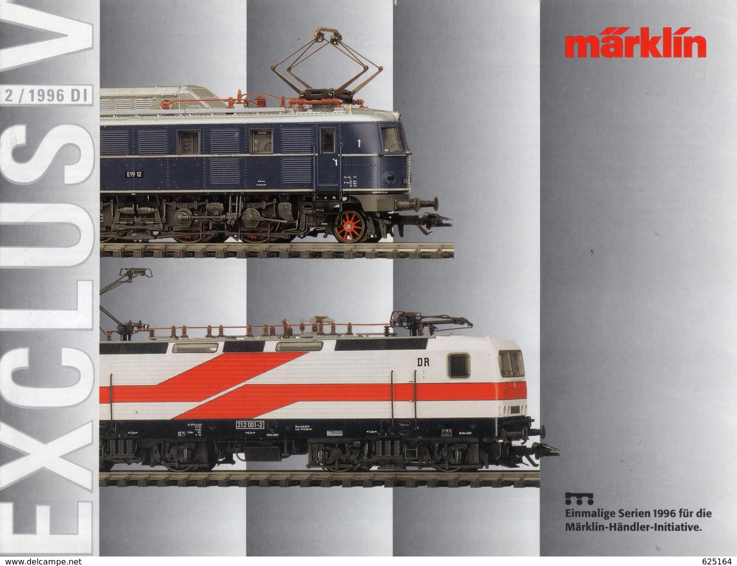 Catalogue Märklin 1996 Exclusiv 1996-2 Einmaligen Serien Spur HO - German
