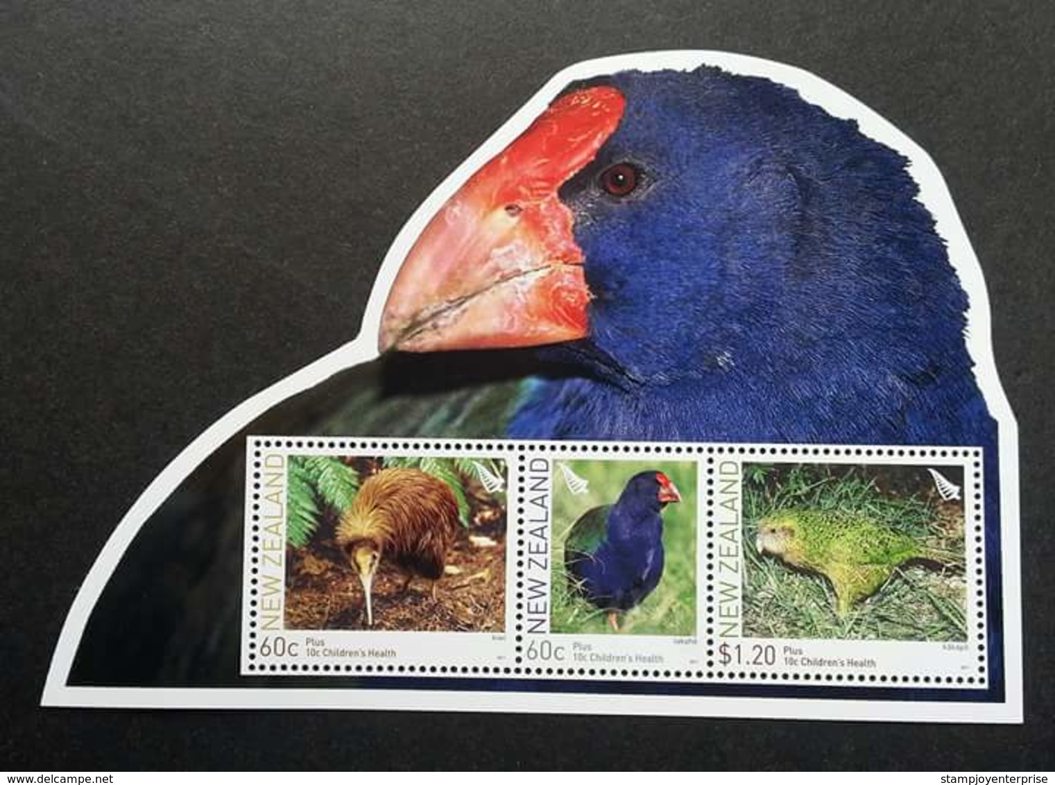 New Zealand Flightless Birds 2011 Birds Bird Kiwi (miniature Sheet) MNH *odd Shape - Neufs