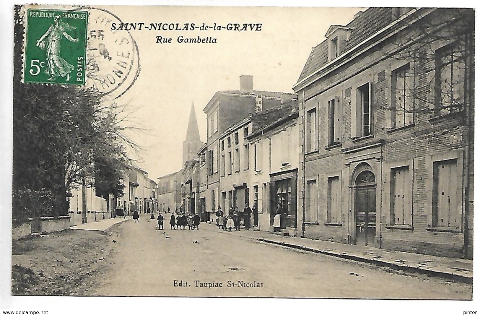 SAINT NICOLAS DE LA GRAVE - Rue Gambetta - Saint Nicolas De La Grave