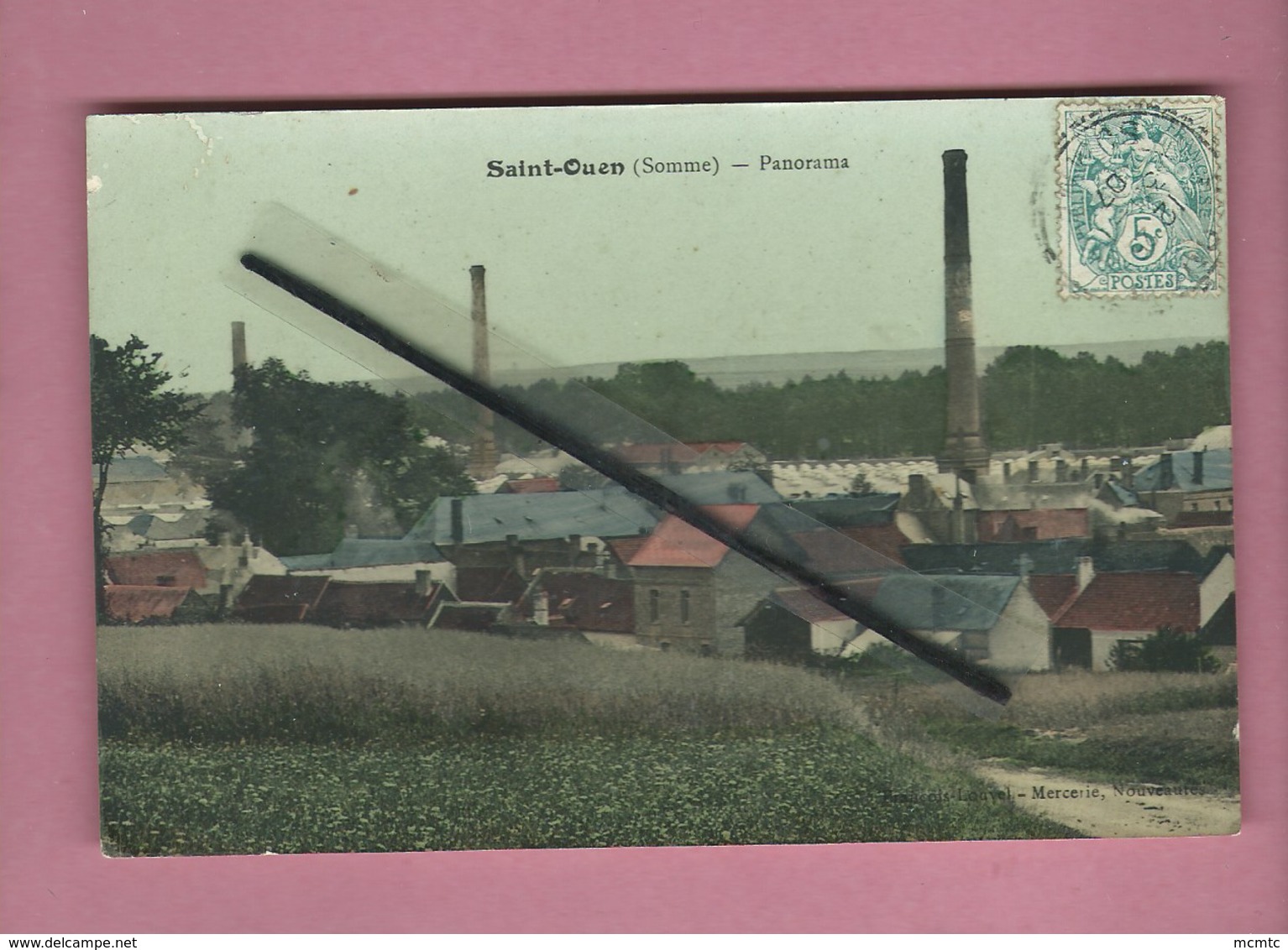 CPA Abîmée  - Saint Ouen -(Somme) - Panorama - Saint Ouen