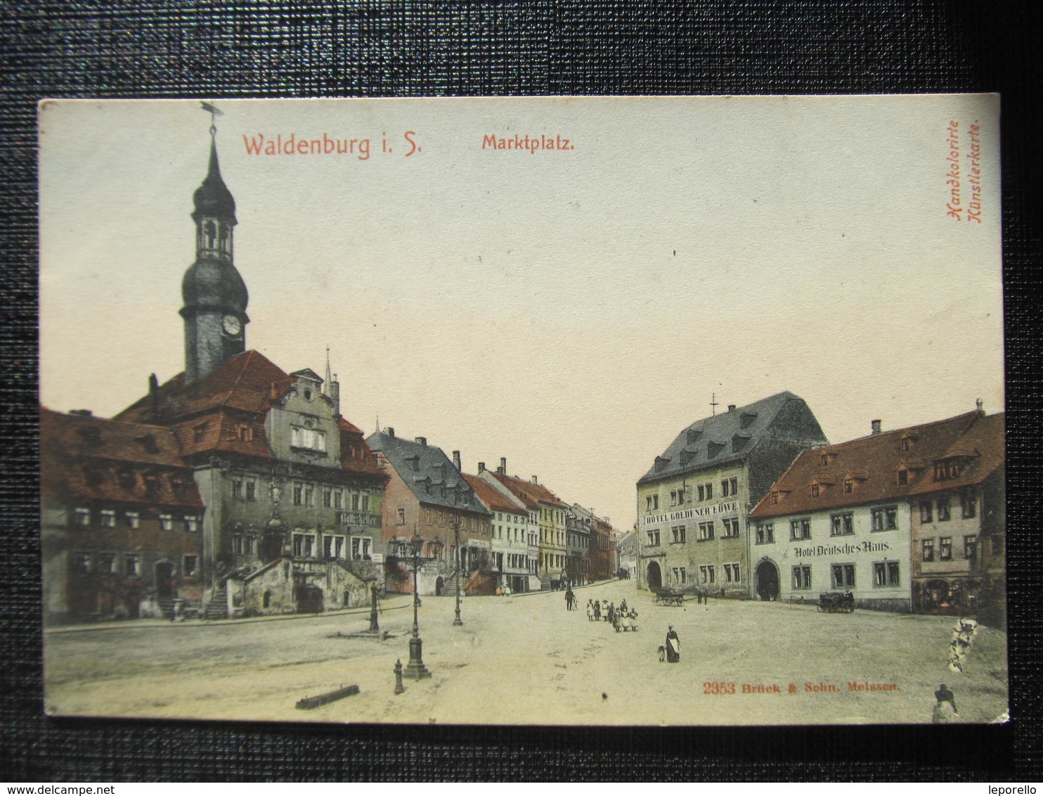 AK WALDENBURG I.Sa. Ca.1900 ///  D*33059 - Waldenburg (Sachsen)