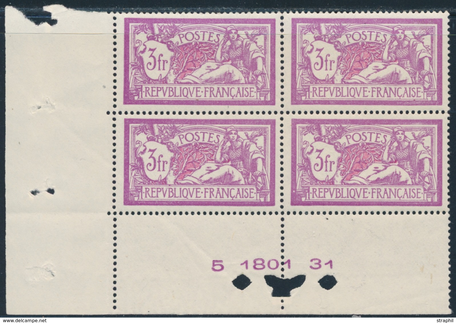 ** N°240 - Bloc De 4 - CDF + N° Machine -TB - Unused Stamps