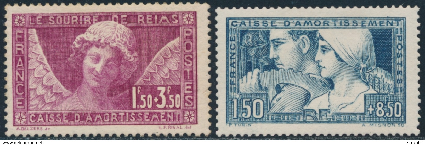 (**) N°252b, 256 - TB - Unused Stamps