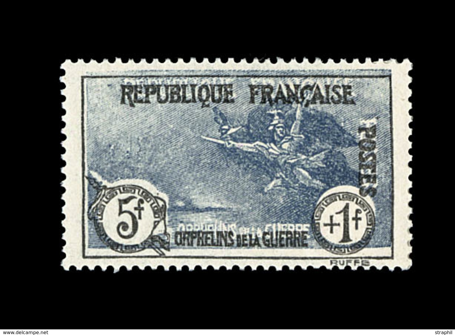 ** N°232 - Couleur Bleue Déplacée - BDF Complet - TB - Unused Stamps