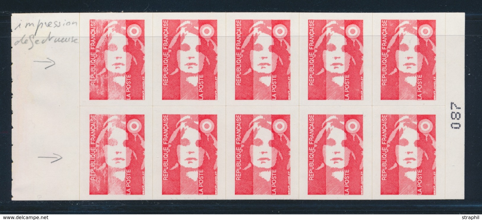 ** CARNETS N°2807 C2 - 2 Val Impression Défectueuse - TB - Unused Stamps