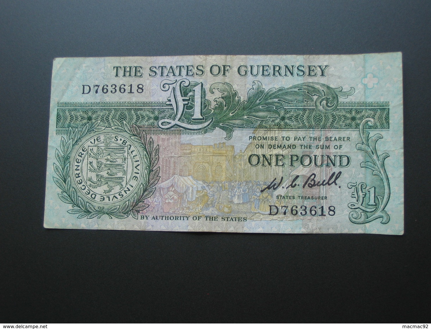 One Pound 1991 - The States Of Guernsey   **** EN  ACHAT IMMEDIAT  **** - Guernsey
