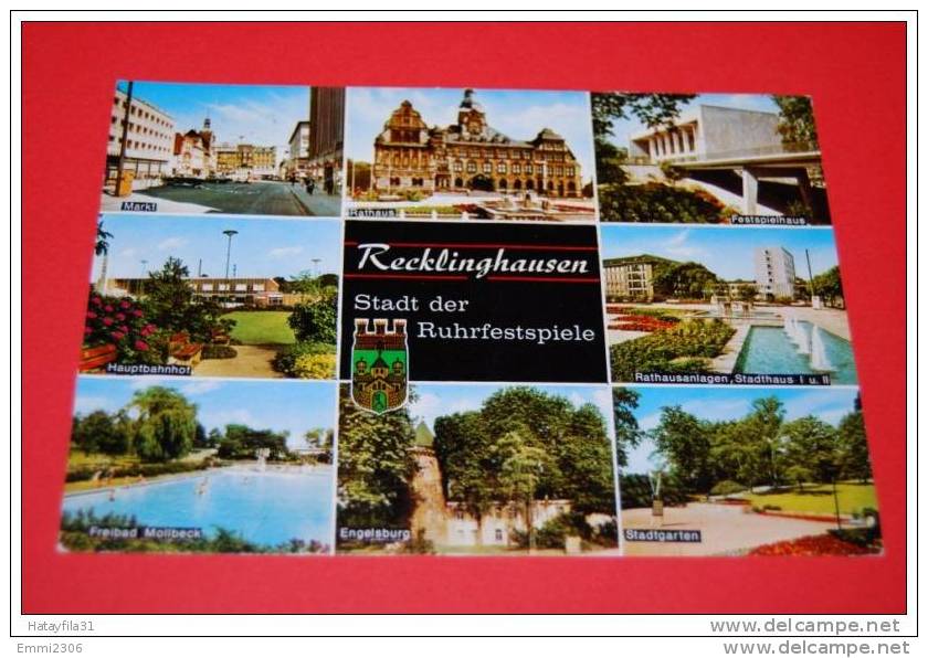 Recklinghausen Stadt Der Ruhrfestspiele Gelaufen 1975 - Recklinghausen