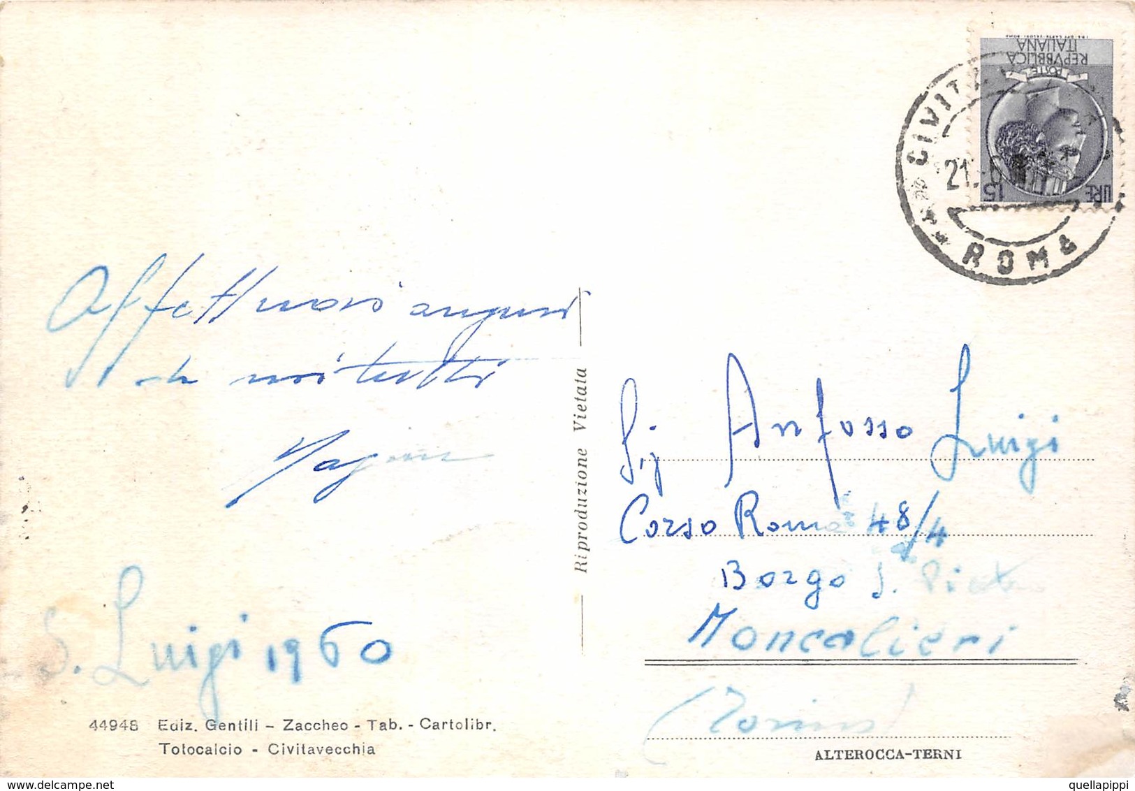 07982 "CIVITAVECCHIA - VIA CANCELLE" ANIMATA, AUTOBUS. CART  SPED 1960 - Civitavecchia