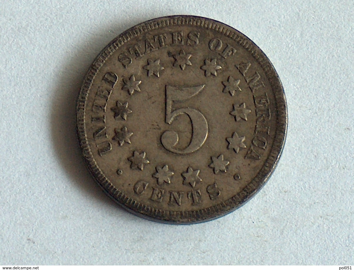 USA 5 Cent 1868 Etats Unis - 1866-83: Shield (Écusson)