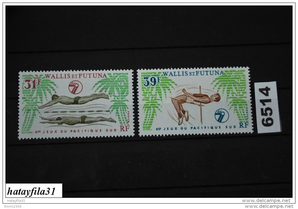 Wallis &amp; Futuna      1979    Mi. 353 - 354   ** Postfrisch    /   Südpazifikspiele , Suva - Unused Stamps