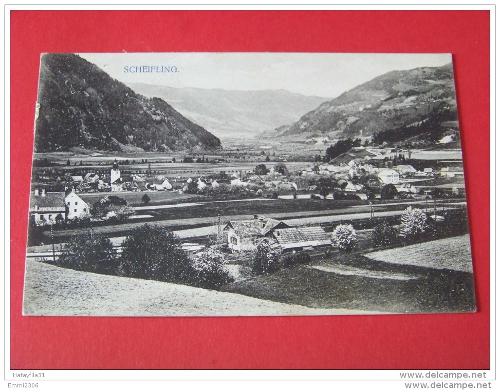 Österreich - Scheifling    /      Gelaufen   1914   ( T - 11 ) - Scheifling