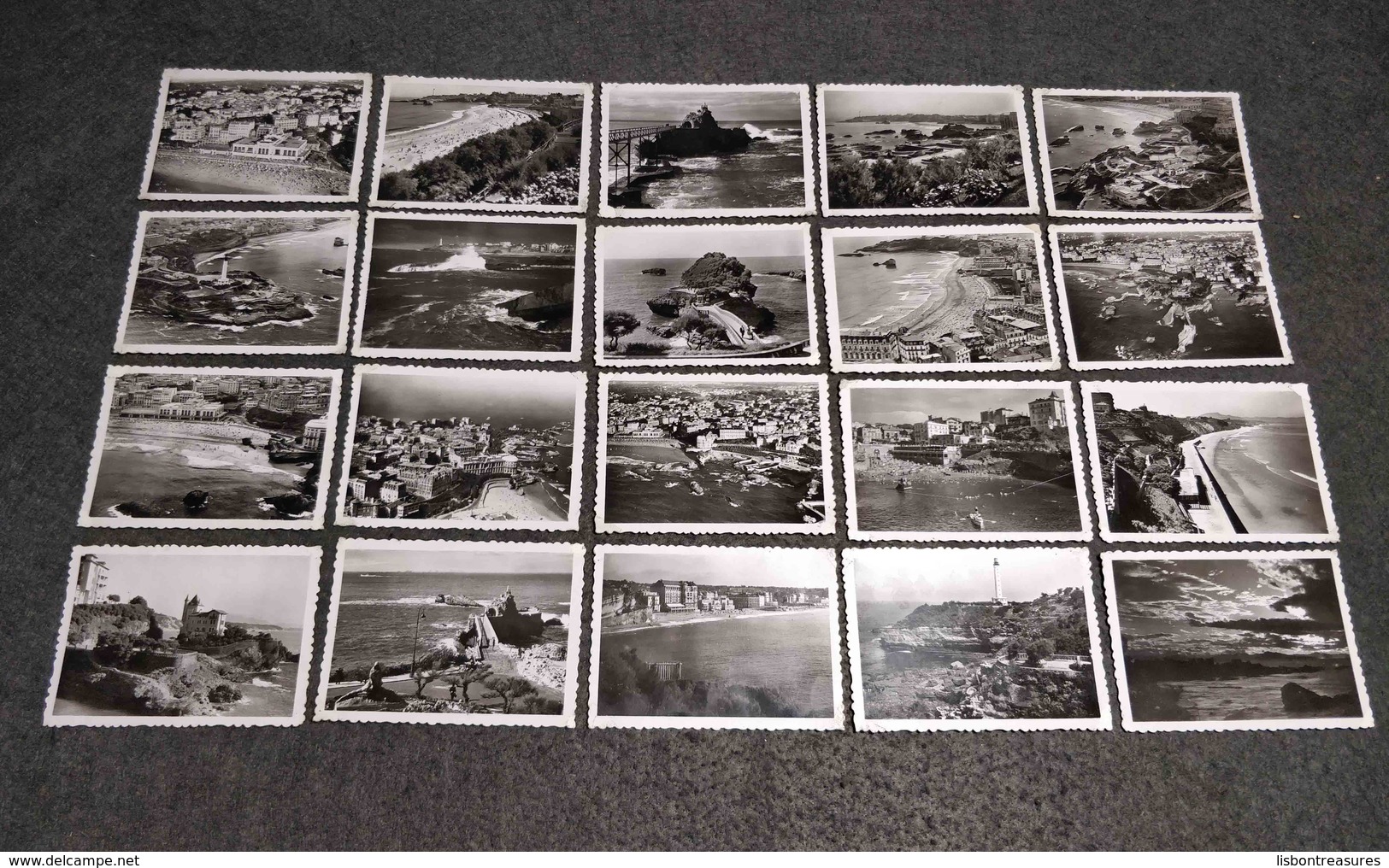 ANTIQUE LOT X 20 SMALL PHOTOS FRANCE - BIARRITZ VIEWS - Bobinas De Cine: 35mm - 16mm - 9,5+8+S8mm