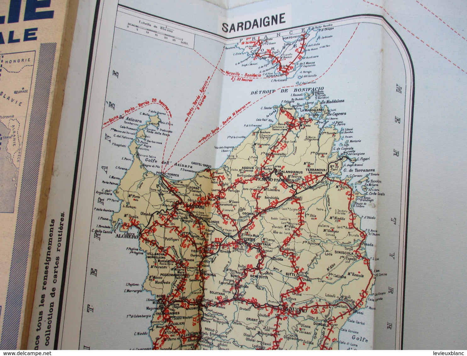 Carte TARIDE/n° 31/ ITALIE Centrale/Carte  Pour Le Tourisme/Portefeuille/Paris/Gaillac-Monrocq/ Vers 1930-40      PGC193 - Strassenkarten