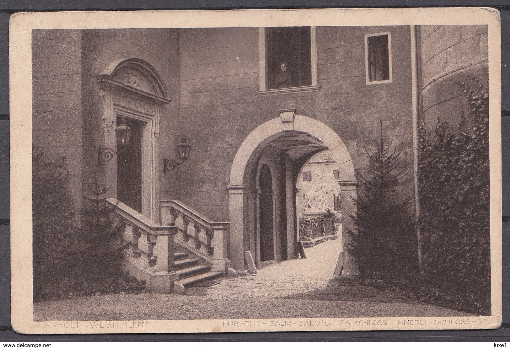 GERMANY ,  Anholt  , OLD  POSTCARD - Borken