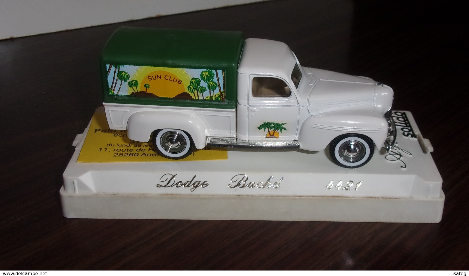 DODGE PICK-UP BACHE 4421 - AGE D'OR - SOLIDO - Advertising - All Brands