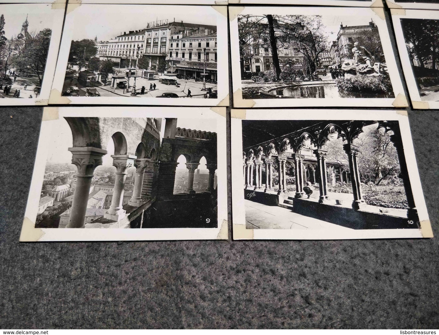 ANTIQUE LOT X 10 SMALL PHOTOS FRANCE - PARIS CITY VIEWS - Pellicole Cinematografiche: 35mm-16mm-9,5+8+S8mm