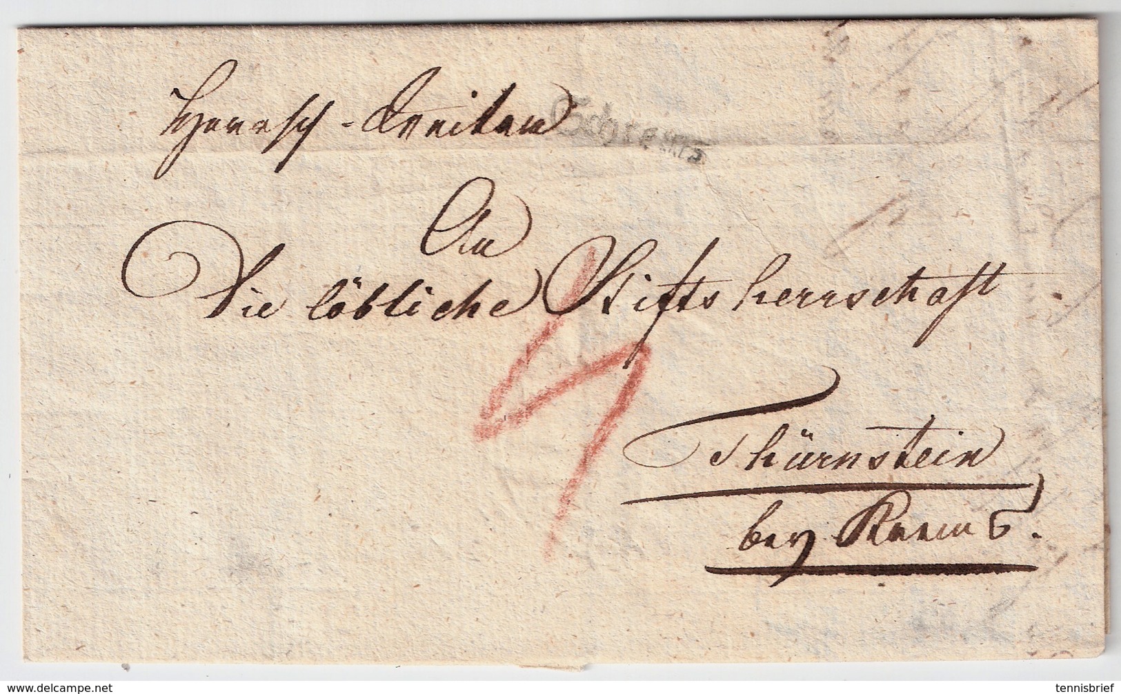 Österreich, 1828, " Schrems " ,  A613 - ...-1850 Vorphilatelie