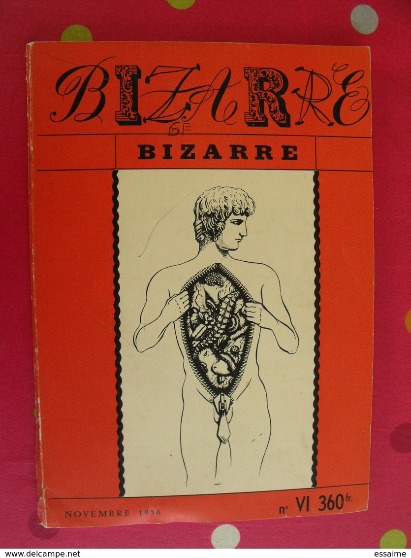 Bizarre N° 6 De Novembre 1956. Prestigiditation Bielkine Guy Bourdin Aubert Henry - Humor