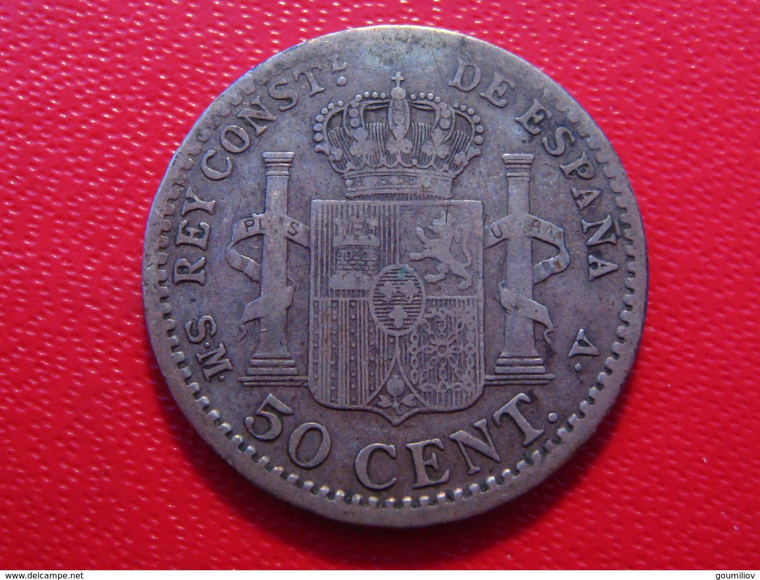 Espagne - 50 Centimos 1900 Alfonso XIII 8871 - Erstausgaben