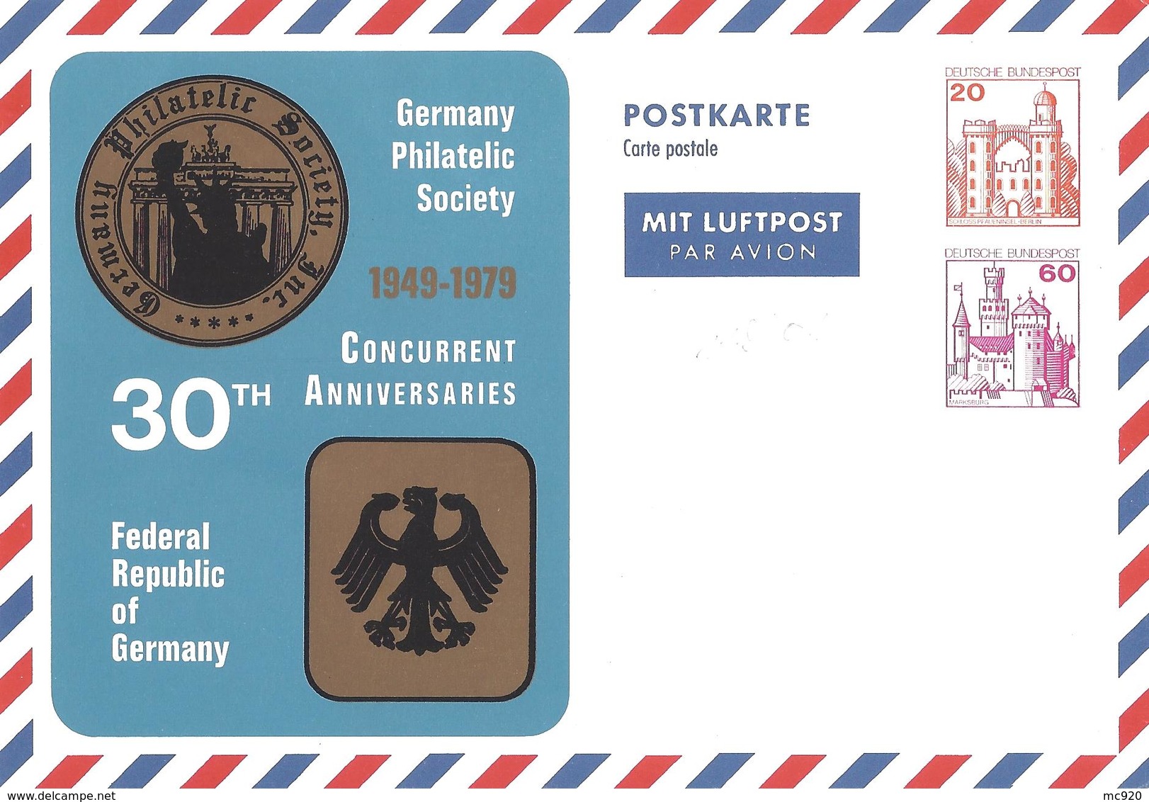 Allemagne Deutchland Entier Postal, Ganzsachen, Postal Stationery Carte Postale Privée Postkarten Private - Postales Privados - Nuevos