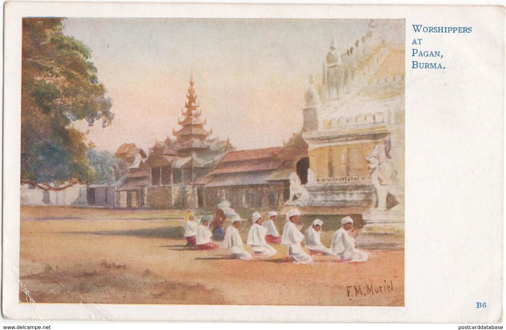 Worshippers At Pagan, Burma - Myanmar (Burma)