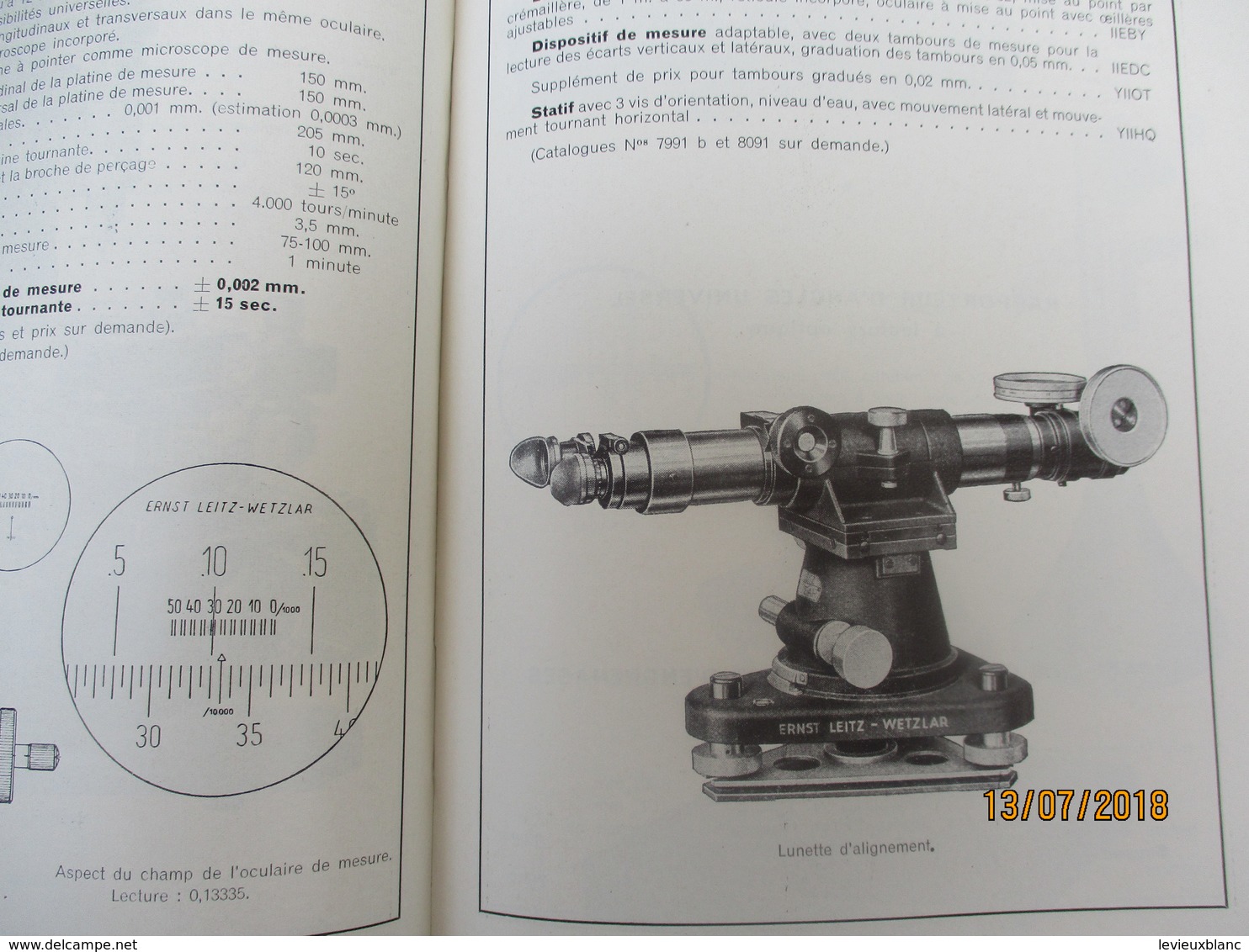 Livre/ Optique Cinéma Photo appliqués à la Science l'Industrie l'Enseignement/ TIRANTY// 1952        LIV147