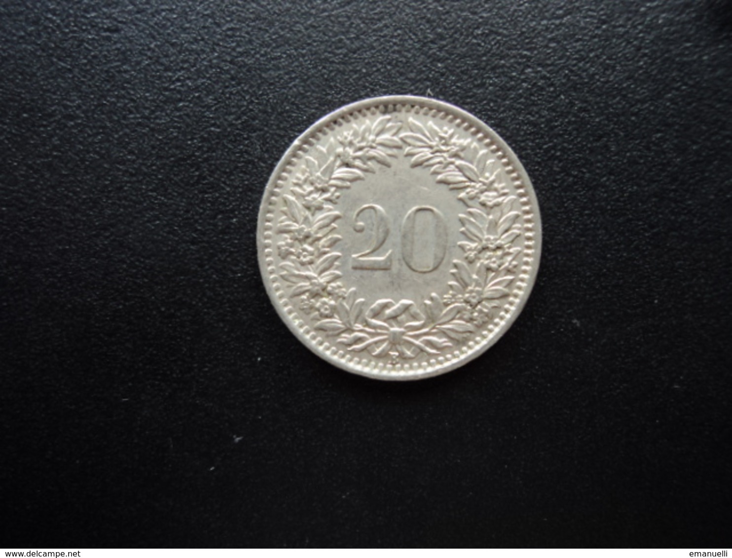 SUISSE : 20 RAPPEN   1959 B   KM 29a      SUP - 20 Centimes / Rappen