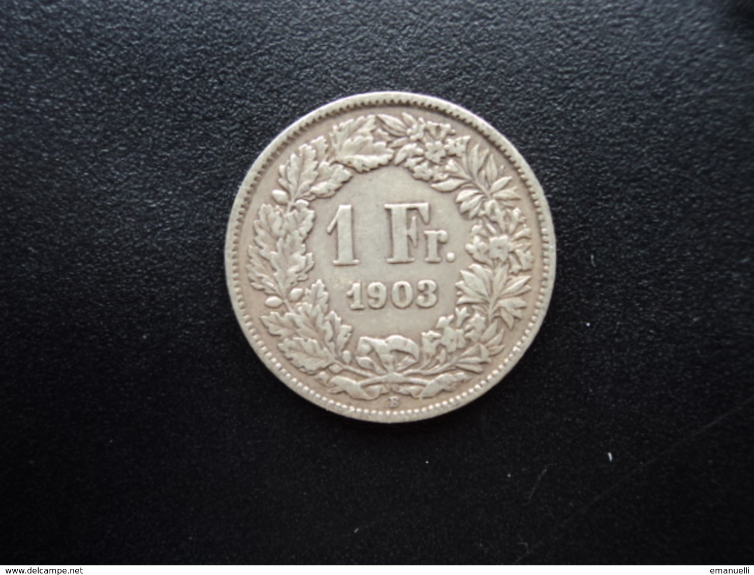 SUISSE : 1 FRANC   1903 B    KM 24    TB+ / TTB - 1 Franken