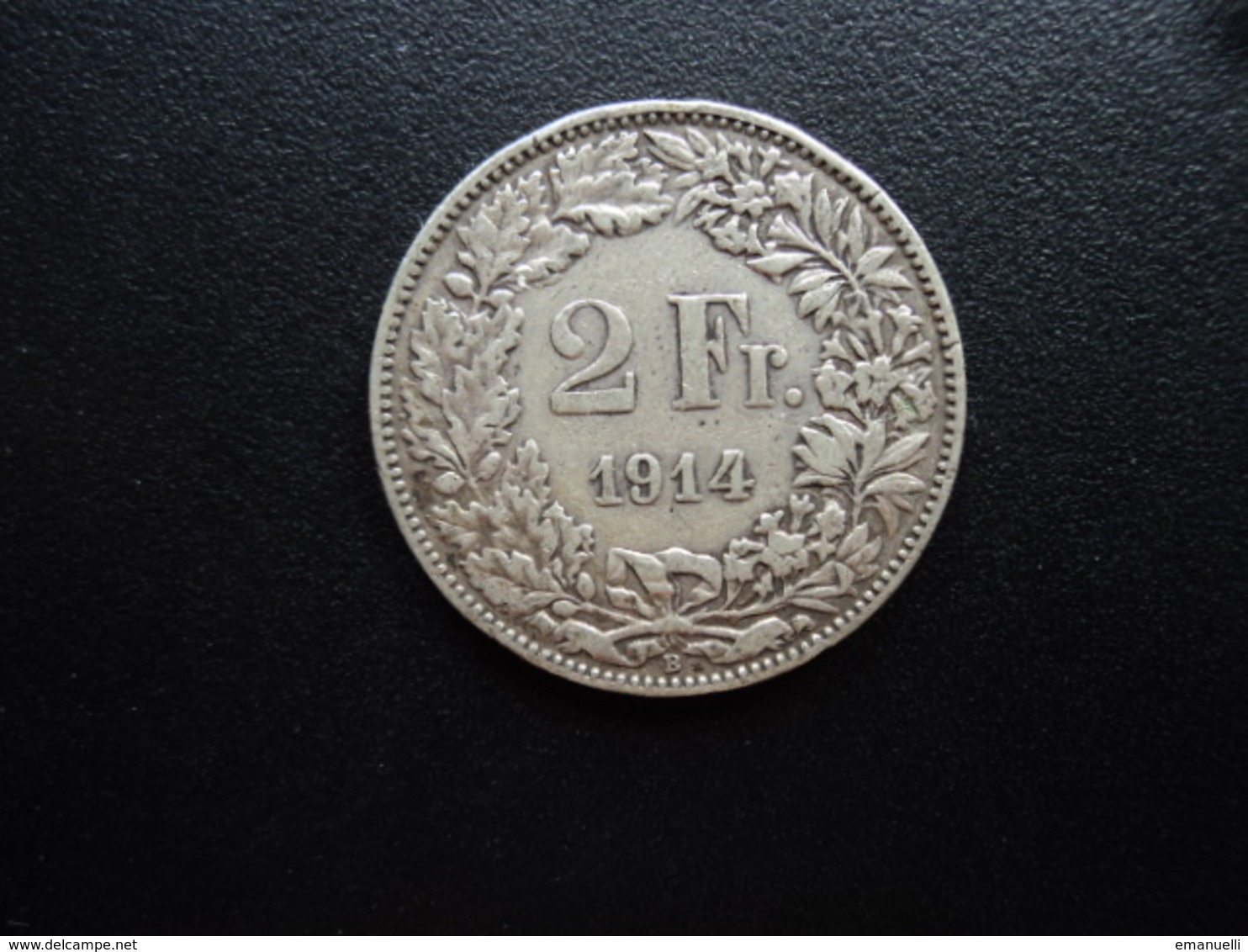 SUISSE : 2 FRANCS   1914 B    KM 21      TTB - 2 Franken