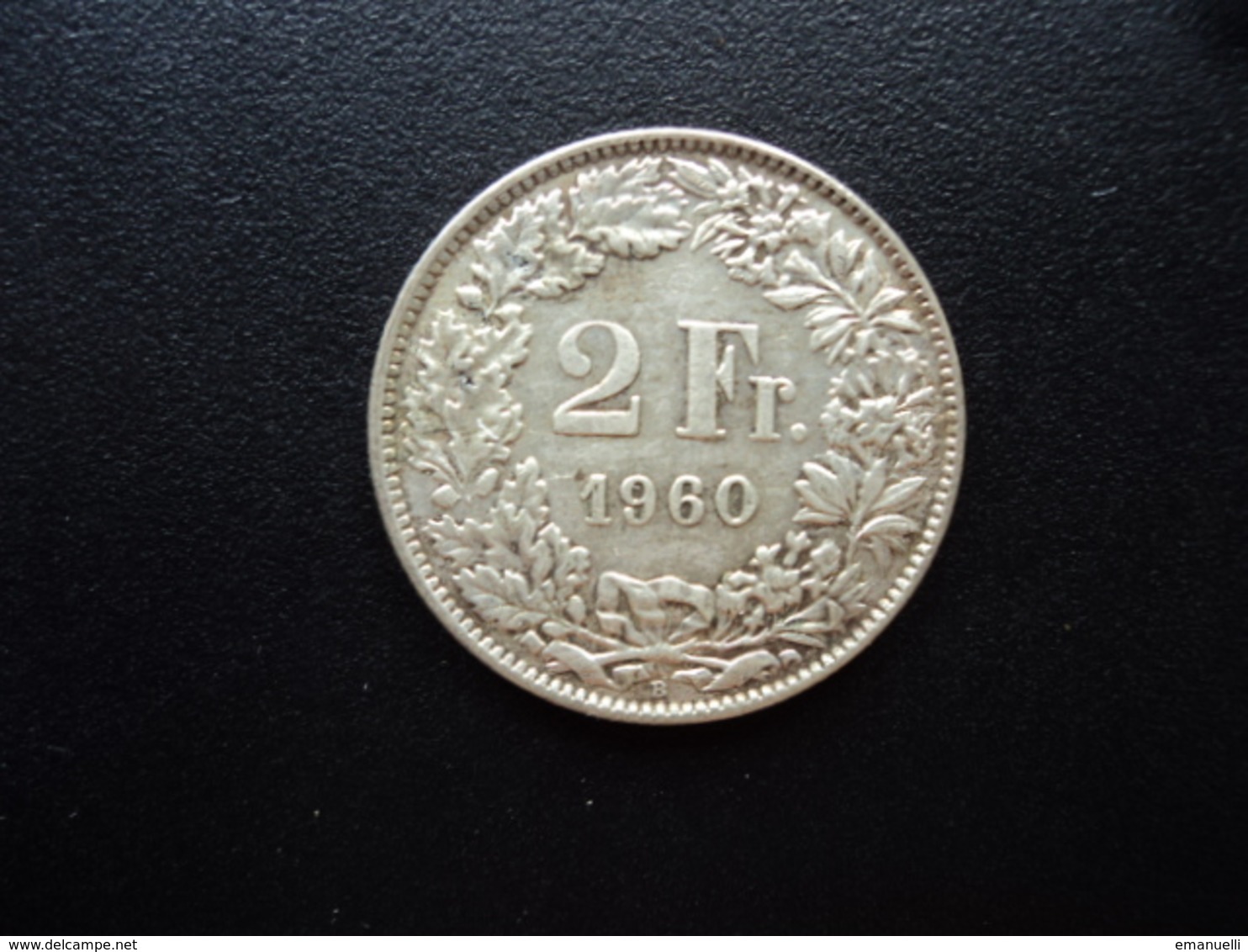 SUISSE : 2 FRANCS   1960 B    KM 21      TTB+ - 2 Franken