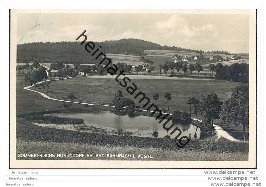 Bad Brambach - Sommerfrische Hohendorf - Foto-AK - Bad Brambach