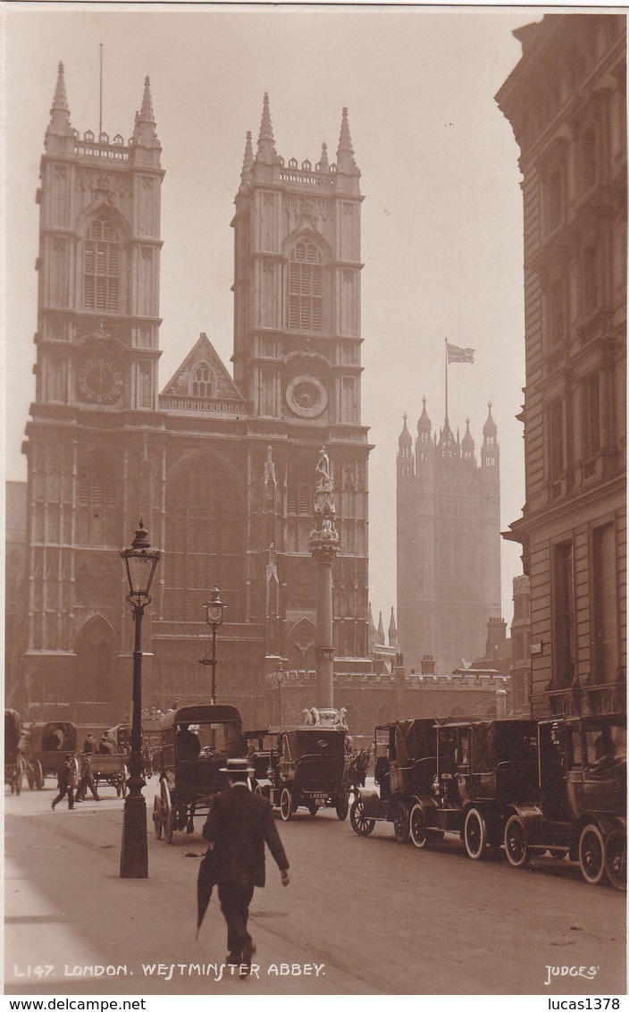 LONDON / WESTMINSTER ABBEY / TRES BELLE CARTE PHOTO  / JUDGES L147 - Westminster Abbey
