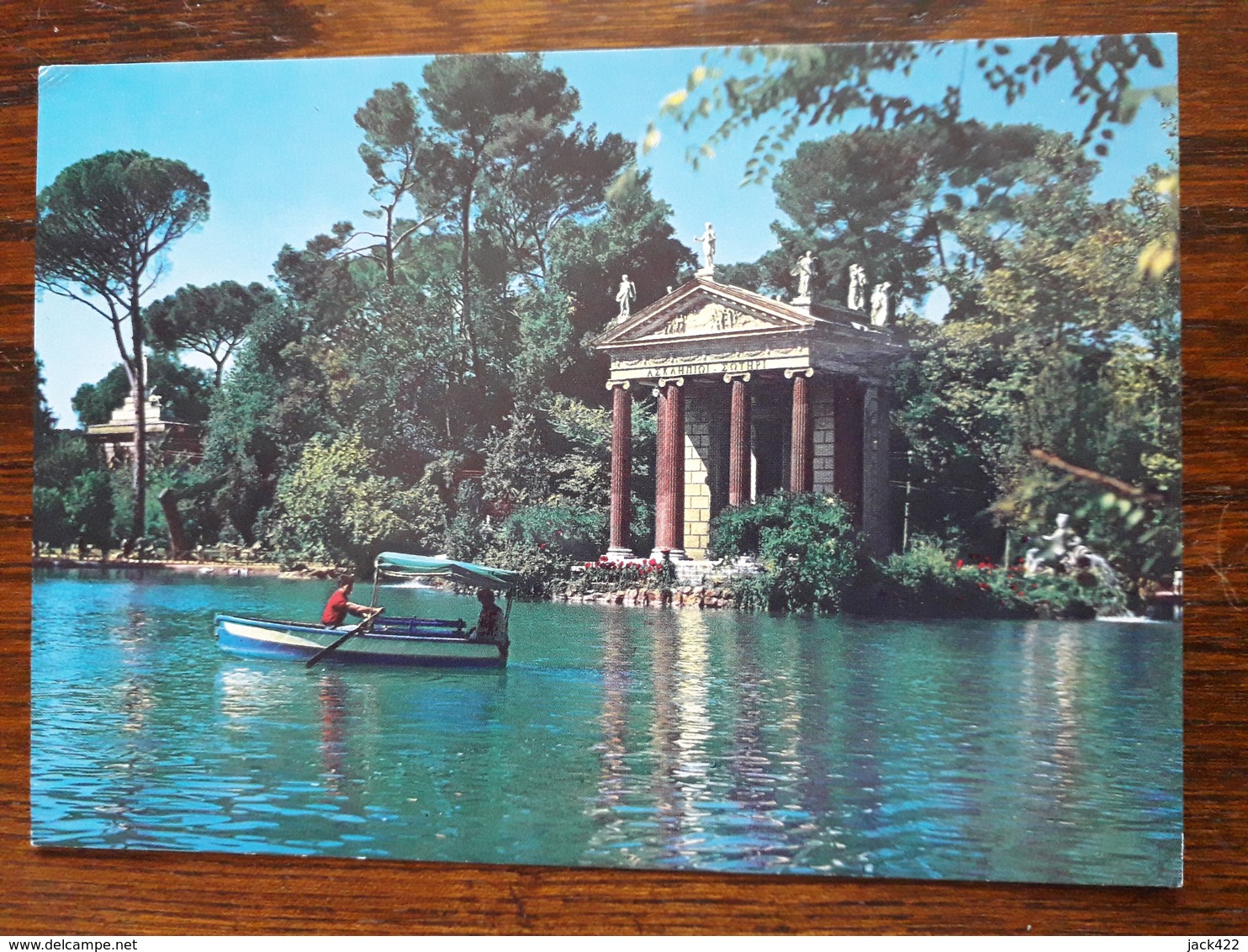 L6/69 Italie. Villa Borghese. Le Petit Lac - Parks & Gärten