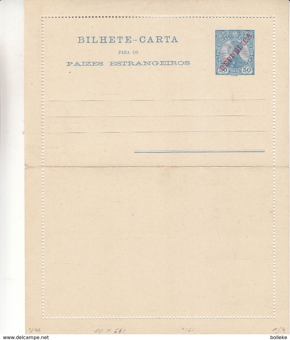 Portugal - Carte Postale De 1910 - Format 139 X 88 - Lettres & Documents