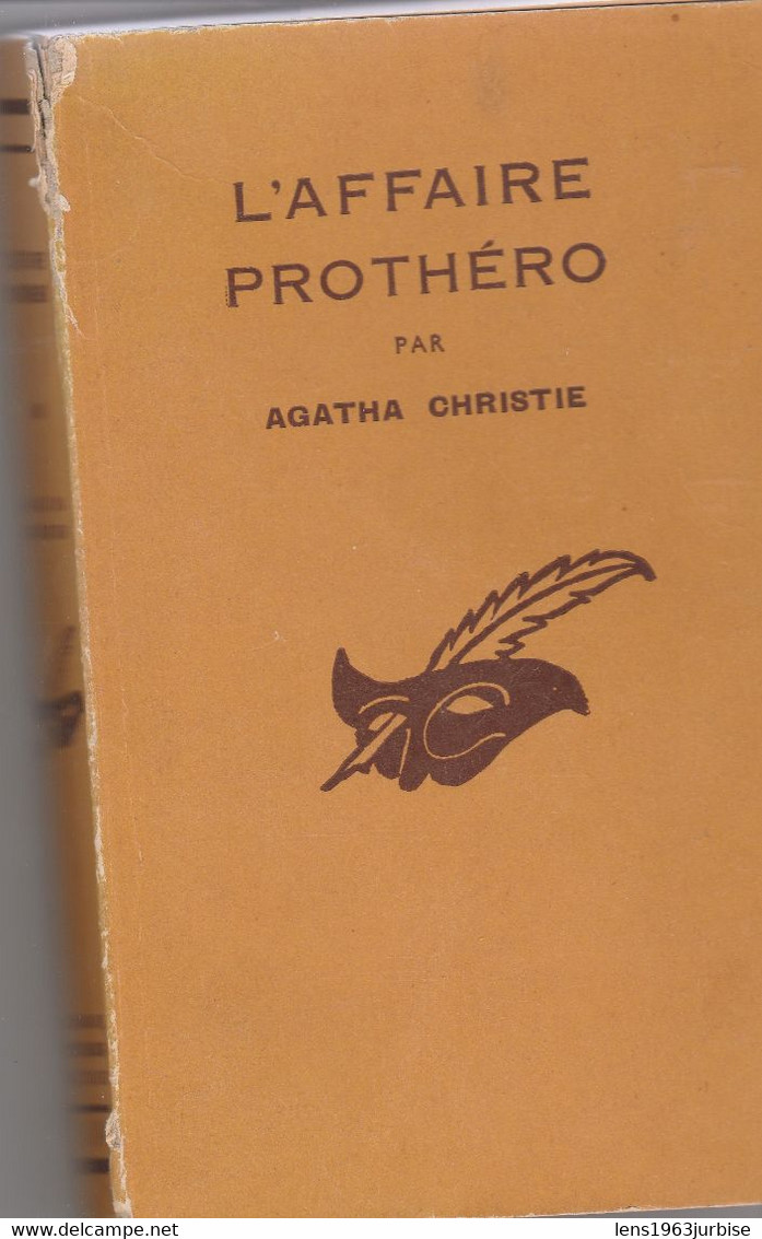 AGATHA CHRISTIE , L' Affaire Prothéro , Collection Le Masque  BE  ( 1958 ) - Agatha Christie