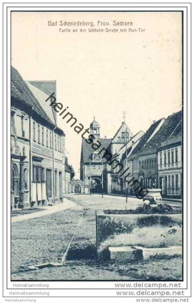 Bad Schmiedeberg - Partie An Der Wilhelm-Strasse Mit Aue-Thor - Bad Schmiedeberg