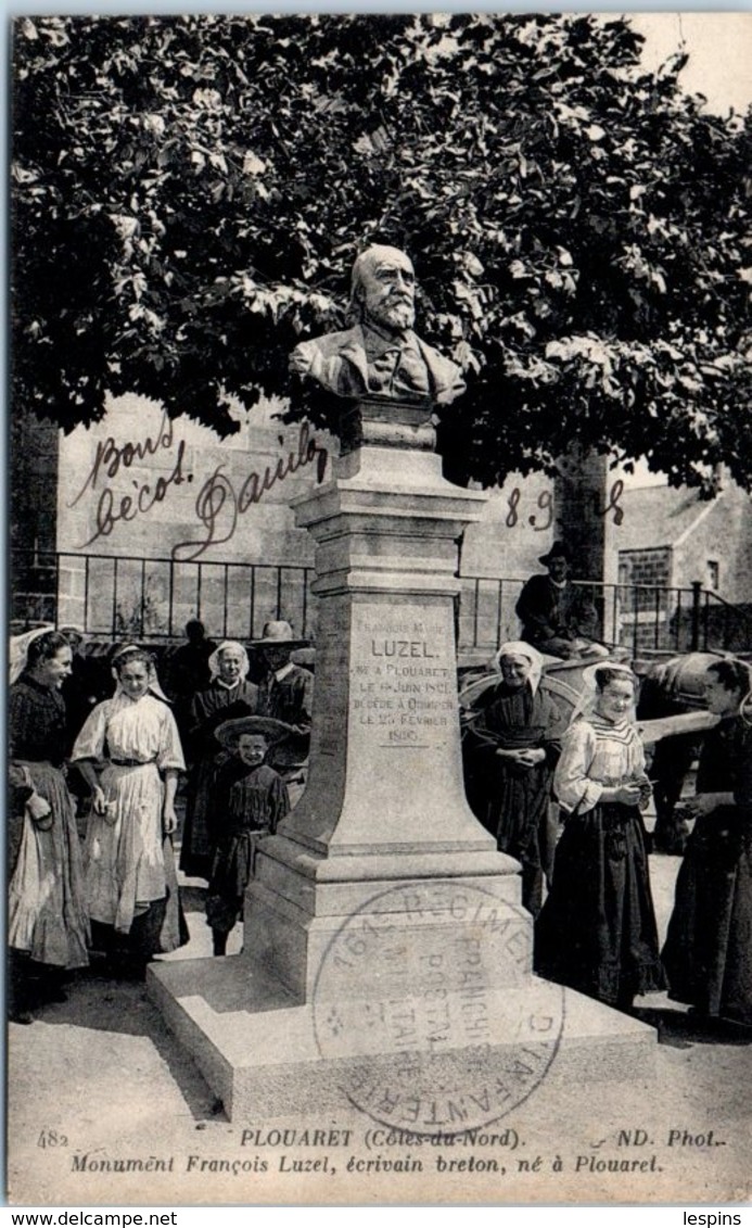 22 - PLOUARET --  Monument François Luzel - Plouaret