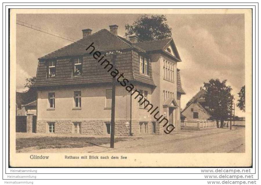 Glindow - Rathaus Mit Blick Nach Dem See - Werder