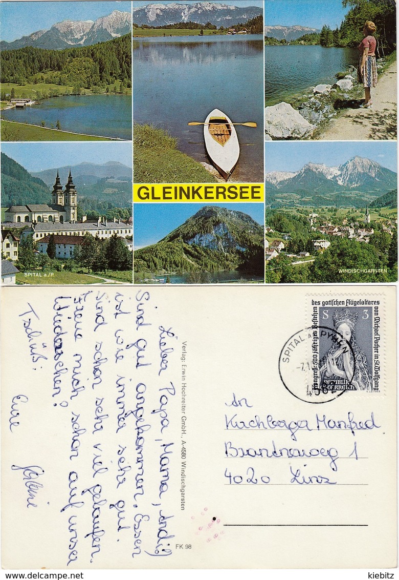 OÖ - Windischgarsten - Gleinkersee Mehrbildkarte Gel. 1981 - Windischgarsten