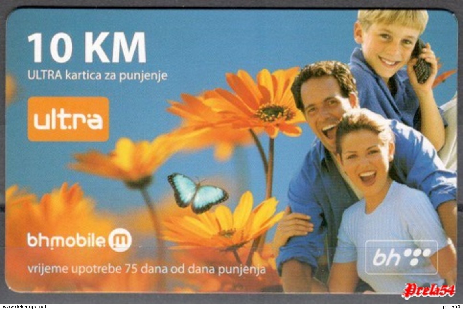 Bosnia Sarajevo - ULTRA PREPAID CARD (recharge) 10 KM Typ II - Bosnia