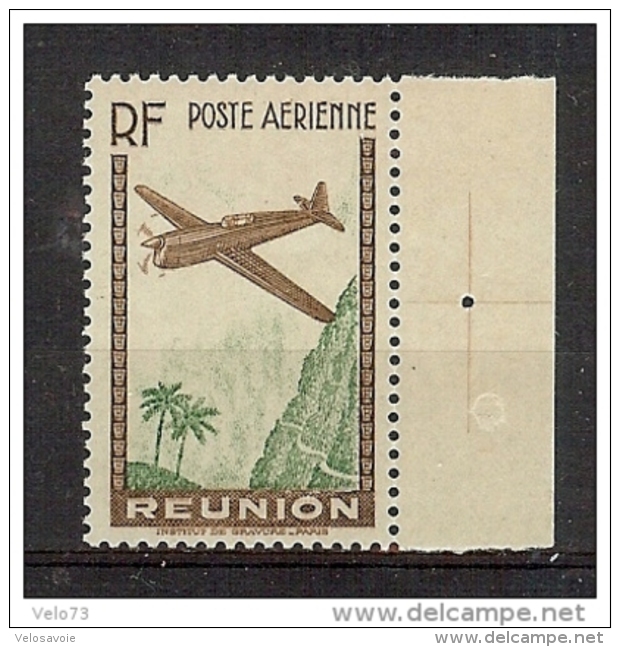 REUNION PA 5b CHIFFRES DE LA VALEUR OMIS GOMME COLONIALE * - Luftpost