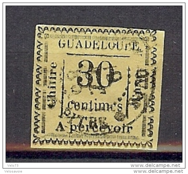 GUADELOUPE TAXE N° 10 OBLITERE - Timbres-taxe