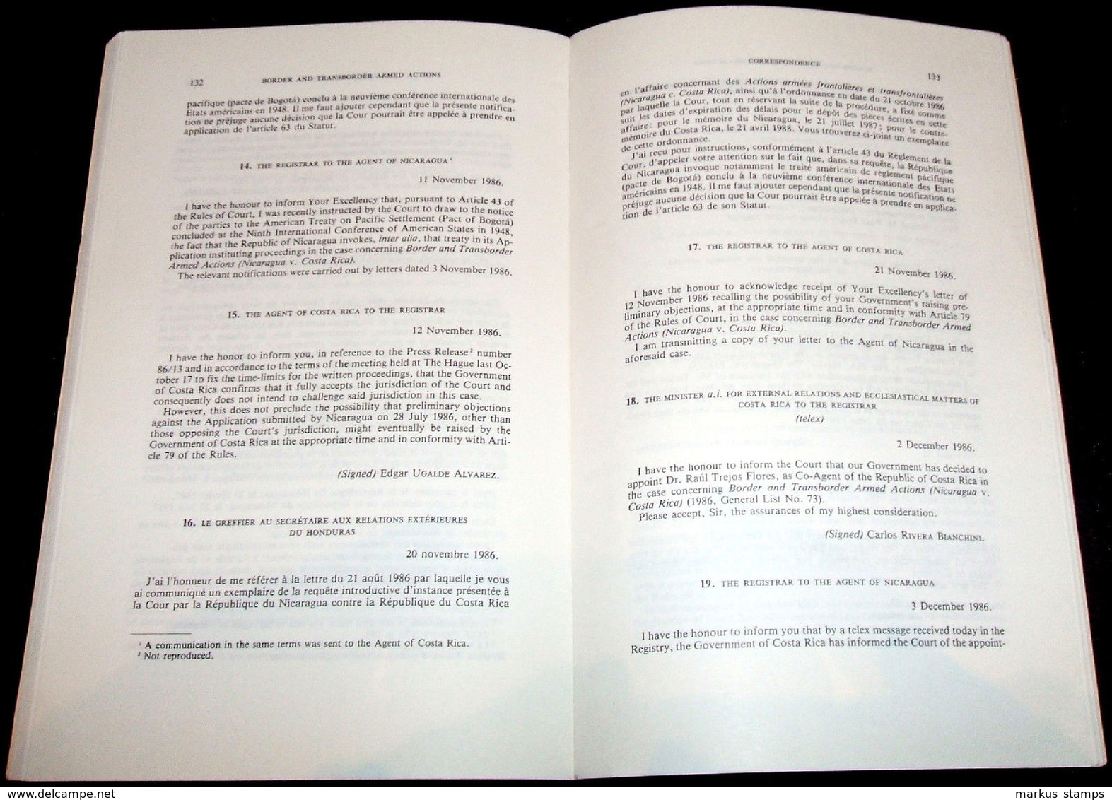 Case concerning Border ans Transborder Armed Actions - Nicaragua v. Costa Rica, Hague Court of Justice