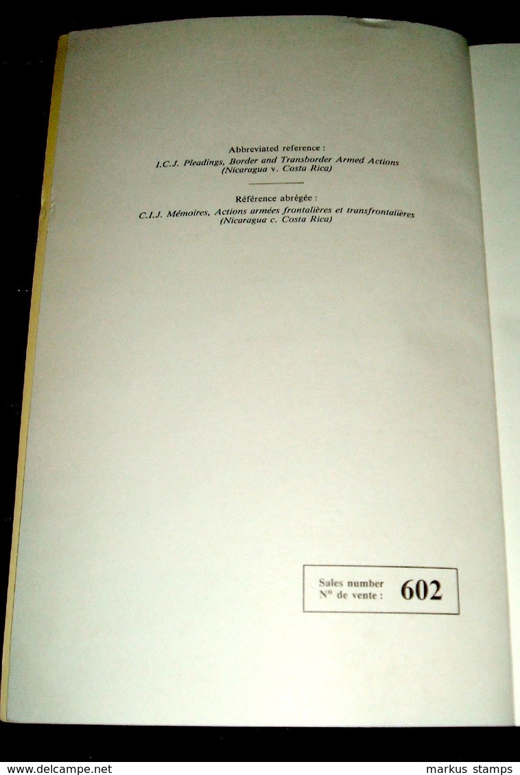 Case concerning Border ans Transborder Armed Actions - Nicaragua v. Costa Rica, Hague Court of Justice