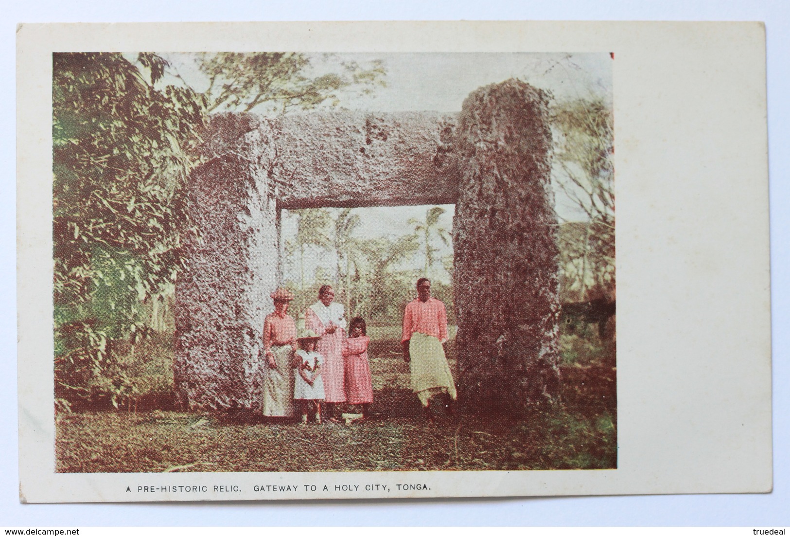 A Pre-Historic Relic, Gateway To A Holy City, Tonga, Early 1900s - Tonga