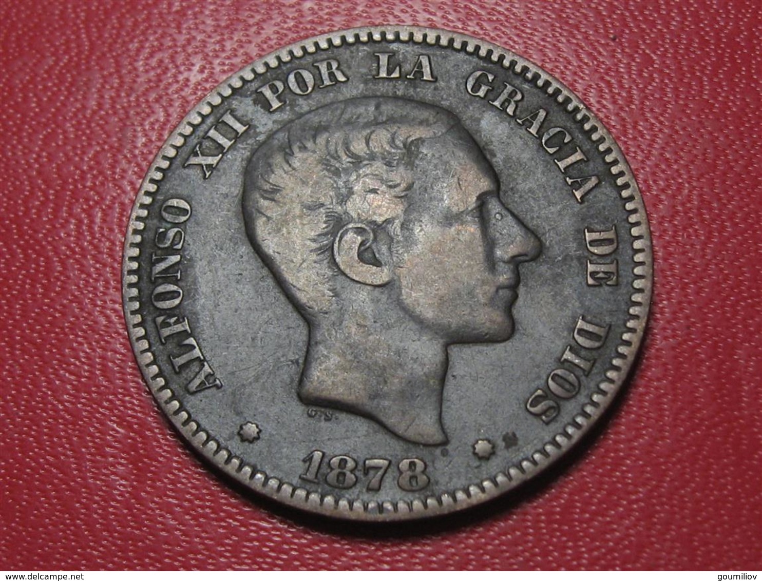 Espagne - 10 Centimos 1878 OM 2972 - First Minting