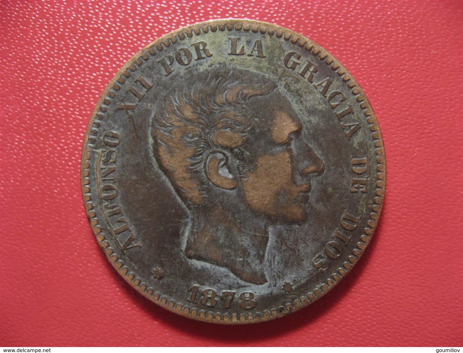 Espagne - 10 Centimos 1878 OM 2995 - First Minting