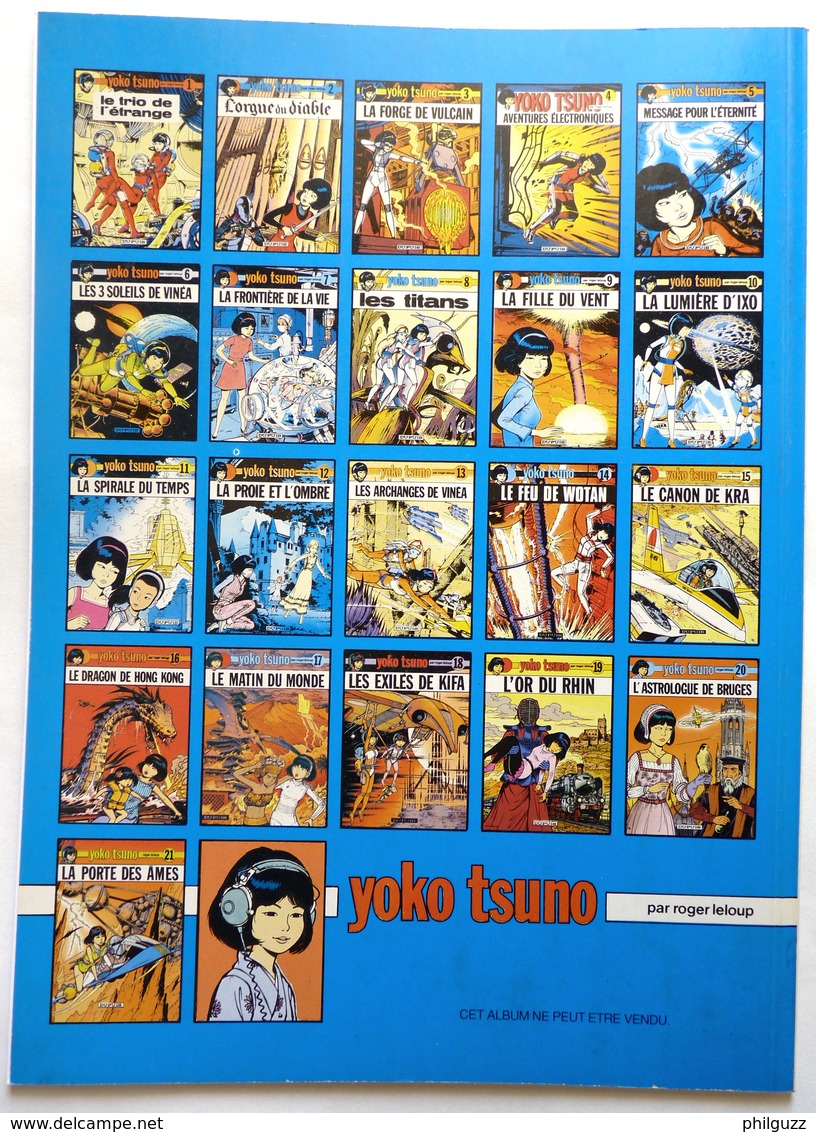 ALBUM BD BANDES DESSINEES PUBLICITAIRE FINA YOKO TSUNO L'ASTROLOGUE DE BRUGES  1997 LELOUP - Yoko Tsuno