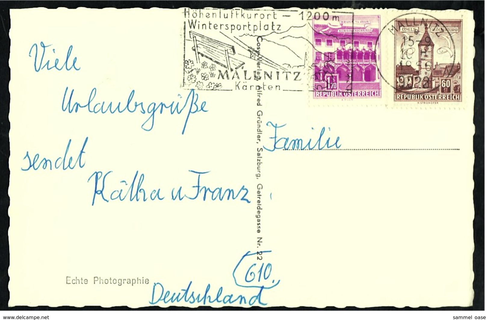 Mallnitz  -  Häusler-Alm  -  Ansichtskarte Ca. 1966  (8830) - Mallnitz